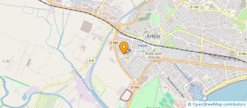 localisation de l'entreprise MADAME OUAFIA HABRI à FREJUS