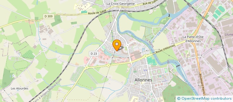 localisation de l'entreprise MADAME OUAFIDA ASSADI  ALLONNES