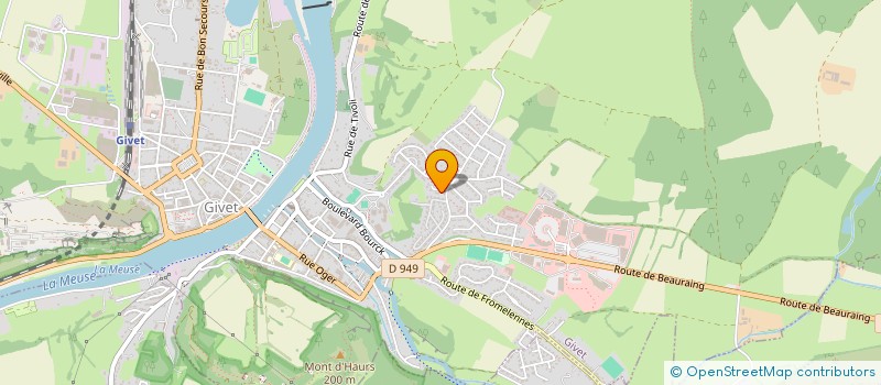 localisation de l'entreprise MADAME OUAHIBA ABBAS  GIVET