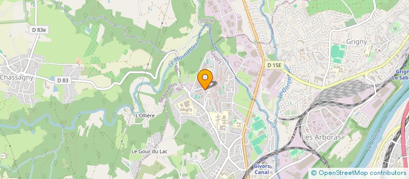 localisation de l'entreprise MADAME OUAHIBA DEKHIL  GIVORS