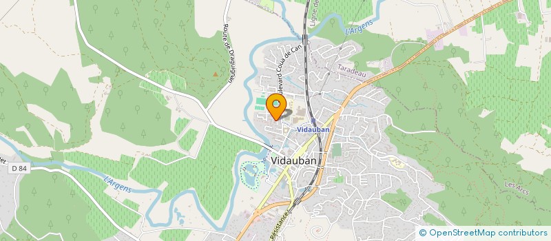 localisation de l'entreprise MADAME OUAHIBA FAKHAR à VIDAUBAN