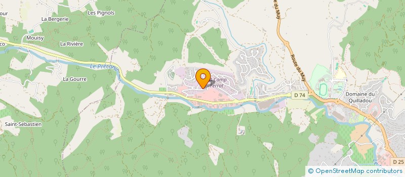 localisation de l'entreprise MADAME OUAHIBA KAILIL  SAINTE-MAXIME