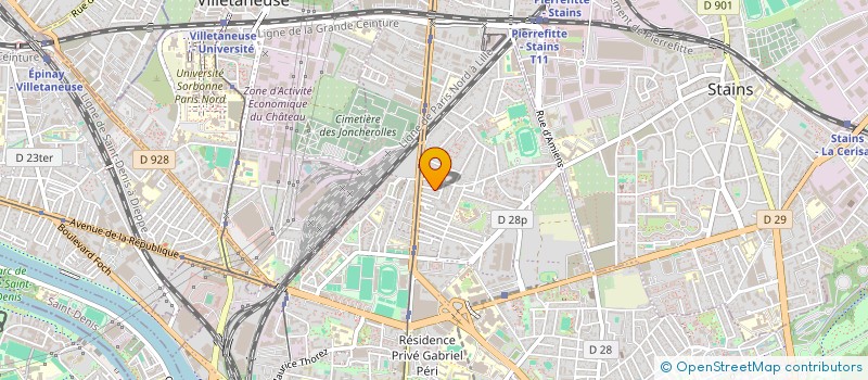 localisation de l'entreprise MADAME OUAHIBA TELDJA à PIERREFITTE-SUR-SEINE
