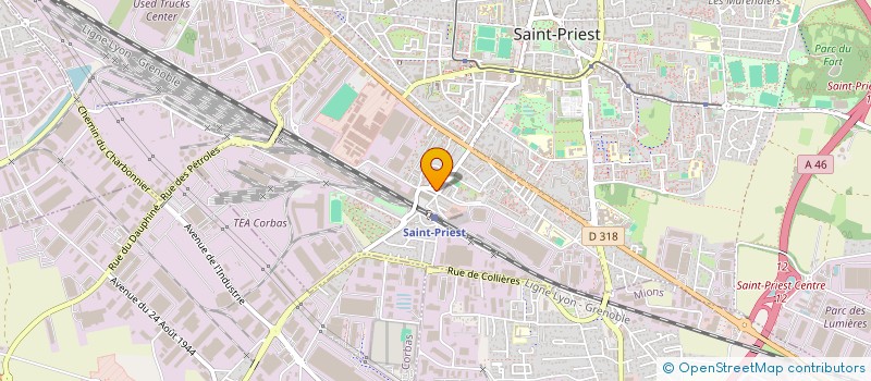 localisation de l'entreprise MADAME OUAIBA BENSOUILAH  SAINT-PRIEST