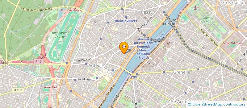 localisation de l'entreprise MADAME OUARDA BENDILMI  PARIS