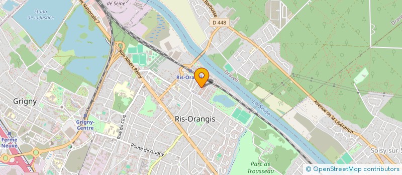 localisation de l'entreprise MADAME OUARDA DRIDI à RIS-ORANGIS