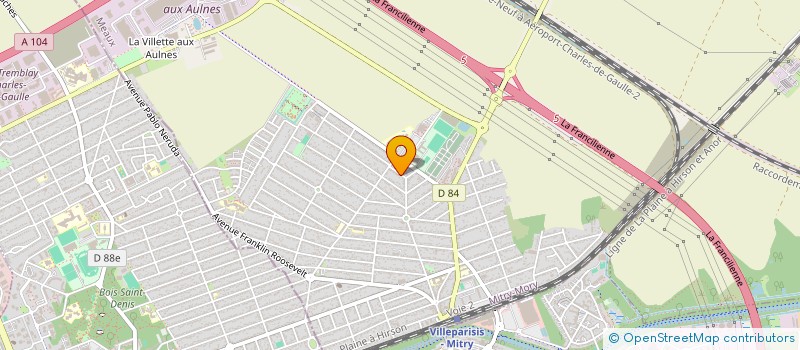 localisation de l'entreprise MADAME OUARDA FAIVRE  MITRY-MORY