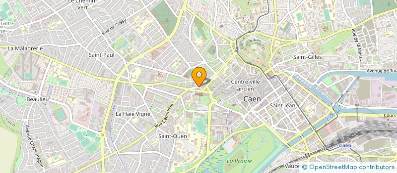 localisation de l'entreprise MADAME OUARDA GACI à CAEN