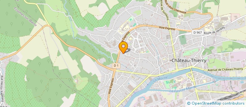 localisation de l'entreprise MADAME OUARDA HAMIDOUCHE  CHATEAU-THIERRY