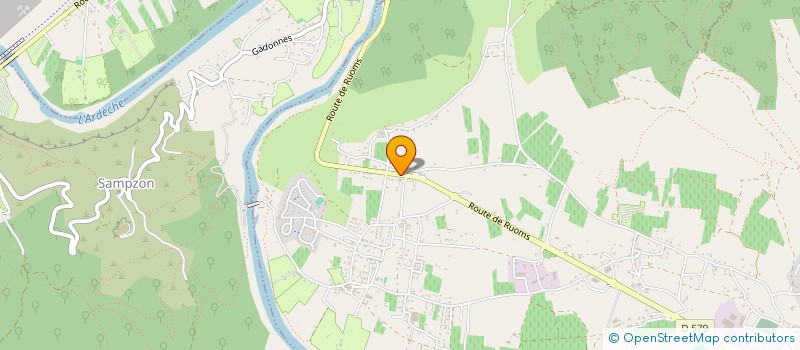 localisation de l'entreprise MADAME OUARDA IDRISSI  VALLON-PONT-D'ARC