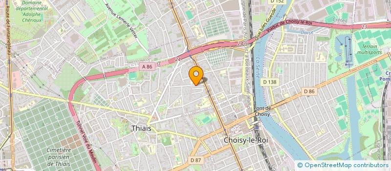 localisation de l'entreprise MADAME OUARDA KEROUI à THIAIS