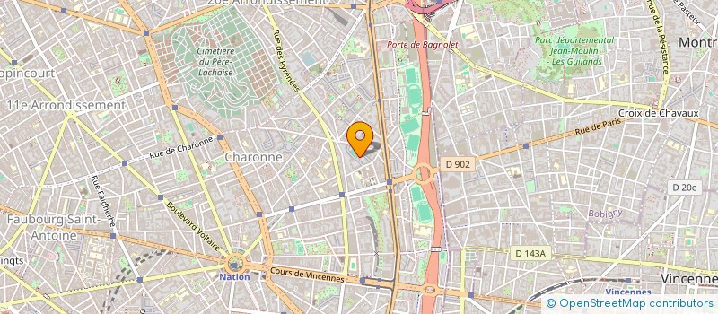 localisation de l'entreprise MADAME OUARDA MAKHLOUFI  PARIS