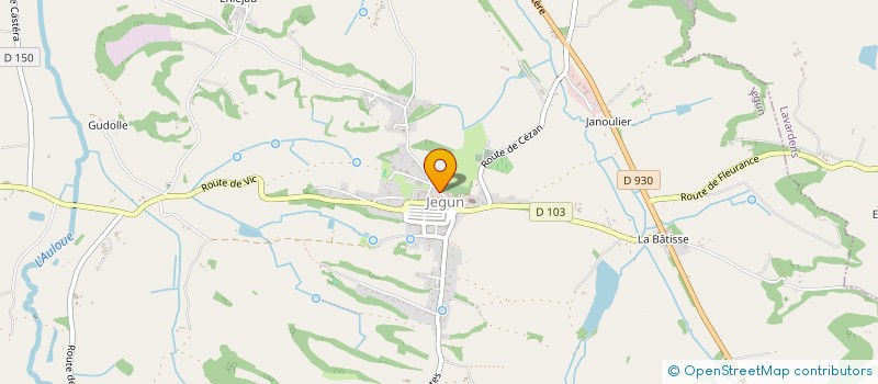 localisation de l'entreprise MADAME OUARDA MESSAOUD  JEGUN