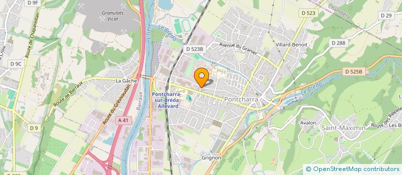 localisation de l'entreprise MADAME OUARDA RACHED  PONTCHARRA