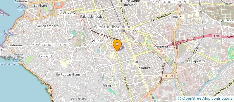 localisation de l'entreprise MADAME OUARDA SAHED à MARSEILLE