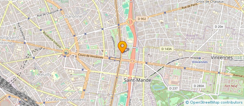 localisation de l'entreprise MADAME OUARDA TERS à PARIS