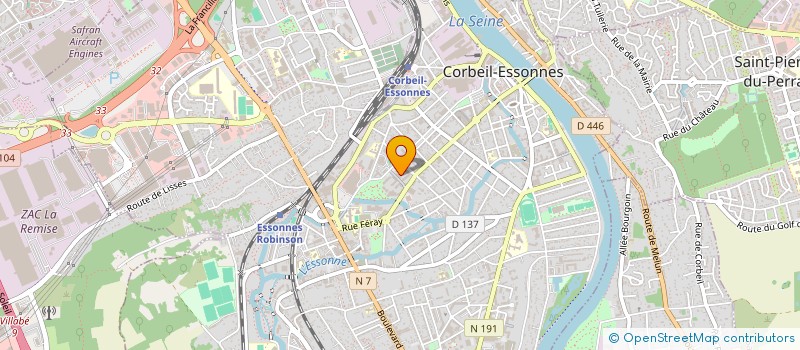 localisation de l'entreprise MADAME OUARDIA OUKIL à CORBEIL ESSONNES