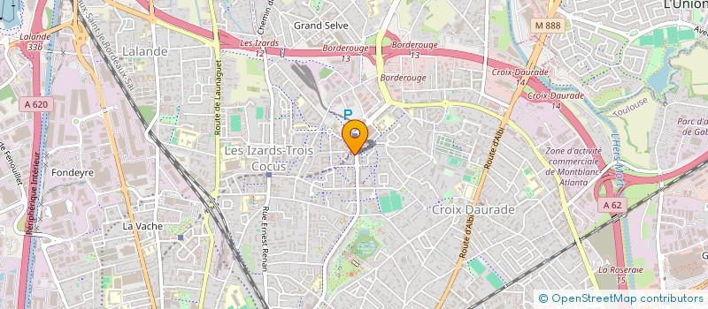 localisation de l'entreprise MADAME OUARIA BELGACEM  TOULOUSE