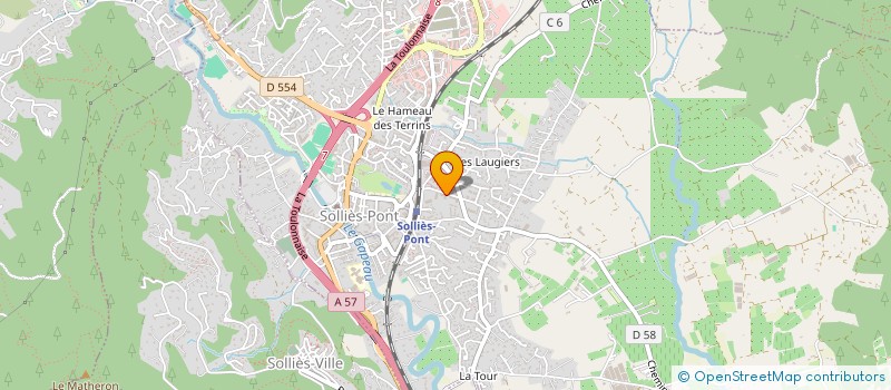 localisation de l'entreprise MADAME OUASSILA AISSATI  SOLLIES-PONT