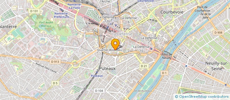 localisation de l'entreprise MADAME OUASSILA BELAID  PUTEAUX