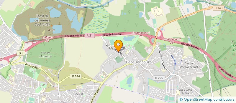 localisation de l'entreprise MADAME OUASSILA HADDOUCHE  PECQUENCOURT