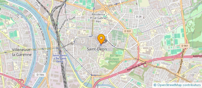 localisation de l'entreprise MADAME OUASSILA SI HADJ MOHAND  SAINT-DENIS