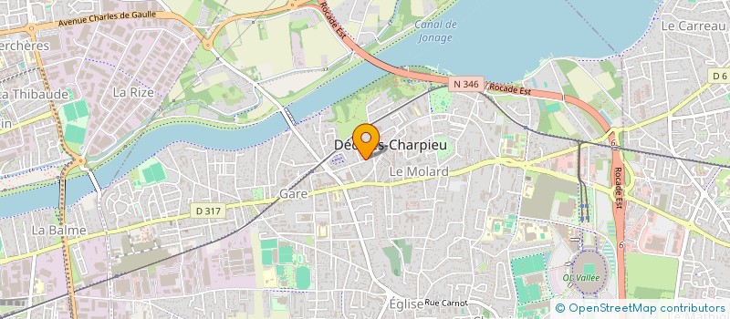 localisation de l'entreprise MADAME OUAZNA HABCHI  DECINES-CHARPIEU