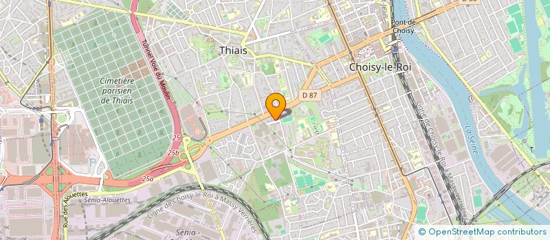 localisation de l'entreprise MADAME OUERDIA LATROUS  THIAIS