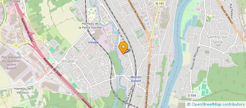 localisation de l'entreprise MADAME OUERDIA OUERDIA à CORBEIL-ESSONNES