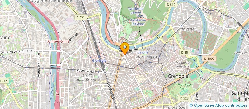 localisation de l'entreprise MADAME OUERDYA CHERFAOUI  GRENOBLE