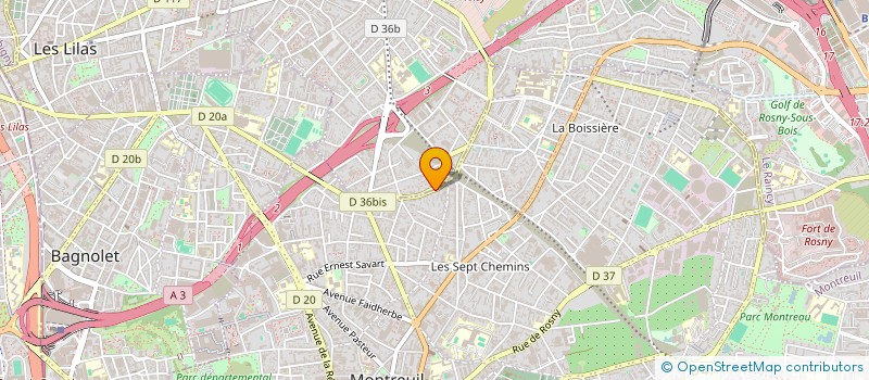 localisation de l'entreprise MADAME OUIAM AAROUSS EL AZZOUZI à MONTREUIL