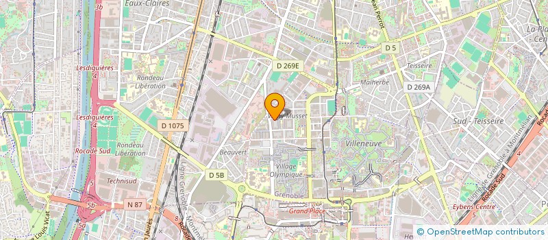 localisation de l'entreprise MADAME OUIAME CHAQROUNE à GRENOBLE