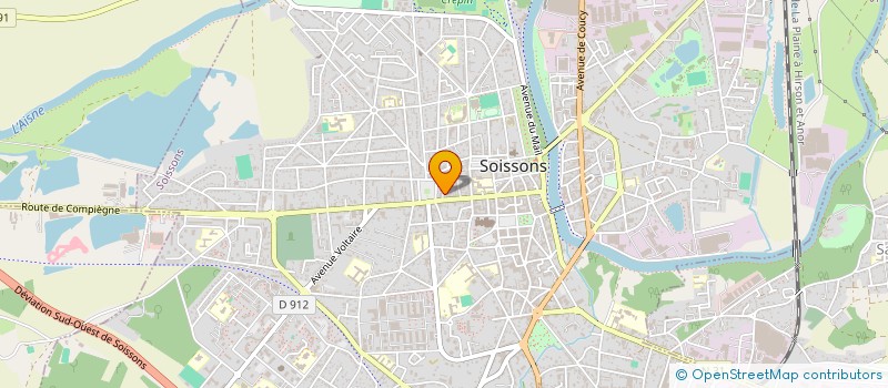 localisation de l'entreprise MADAME OUIAME LAHNA à SOISSONS