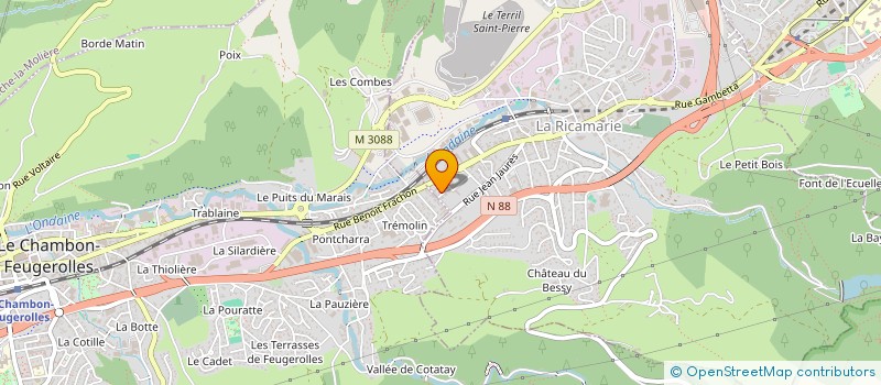 localisation de l'entreprise MADAME OUIDAD EL MECHRAFI  LA RICAMARIE