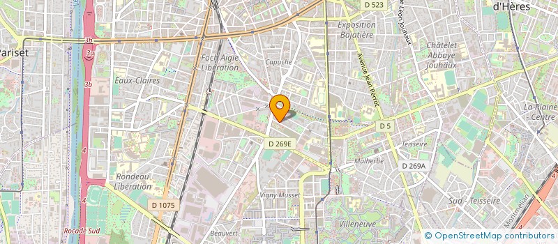 localisation de l'entreprise MADAME OUIDAD HAJI à GRENOBLE