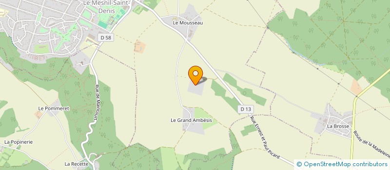 localisation de l'entreprise MADAME OUIDAD SLAOUI  LE MESNIL-SAINT-DENIS