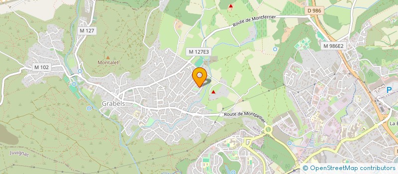 localisation de l'entreprise MADAME OUIDED EUTAMENE  GRABELS