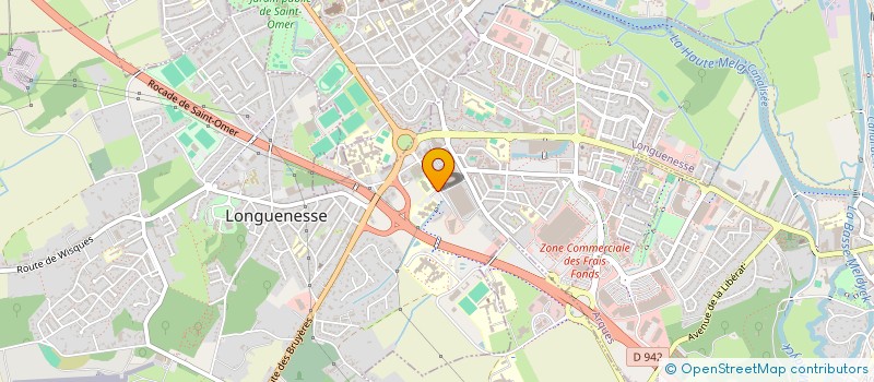 localisation de l'entreprise MADAME OUIJDANE AKALHI  LONGUENESSE