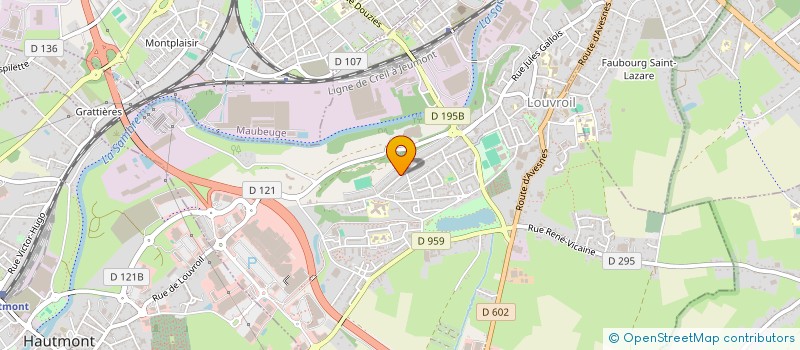 localisation de l'entreprise MADAME OUINASSA BOUREGBA  LOUVROIL