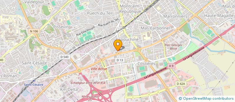 localisation de l'entreprise MADAME OUISA ACHOURI  NIMES