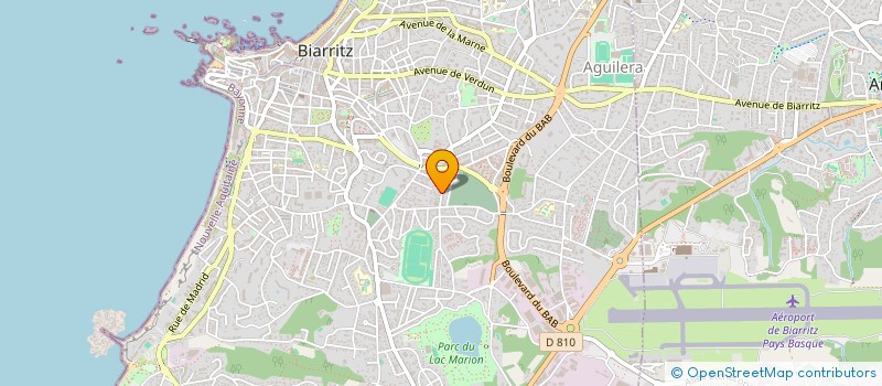 localisation de l'entreprise MADAME OUISAIME GASMI  BIARRITZ