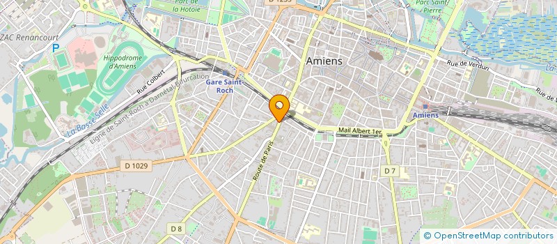 localisation de l'entreprise MADAME OUIZA BENABDESSELAM à AMIENS