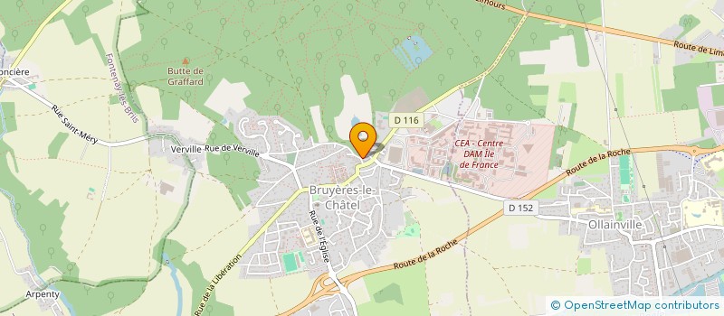 localisation de l'entreprise MADAME OUIZA DAHMANE  BRUYERES-LE-CHATEL