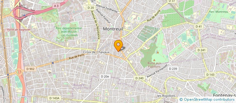 localisation de l'entreprise MADAME OUIZA FOUAL à MONTREUIL