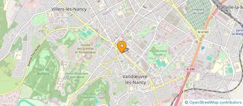 localisation de l'entreprise MADAME OUIZA HERBI  VANDUVRE-LES-NANCY