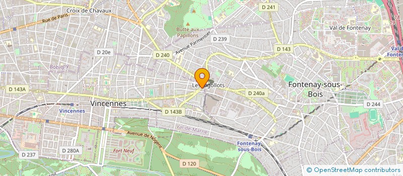 localisation de l'entreprise MADAME OUIZA ZIBANI  VINCENNES