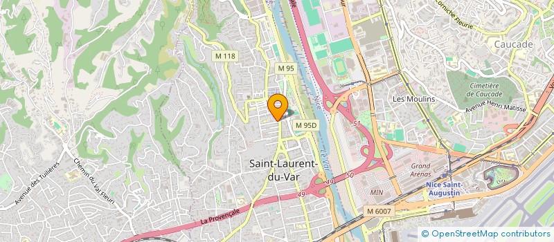 localisation de l'entreprise MADAME OULEYMATOU DEME  SAINT LAURENT DU VAR