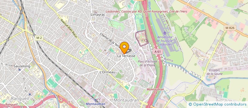 localisation de l'entreprise MADAME OULFATH MOUSSA  TOULOUSE