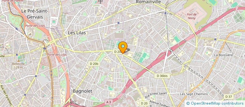 localisation de l'entreprise MADAME OULIMATA TRAORE à BAGNOLET