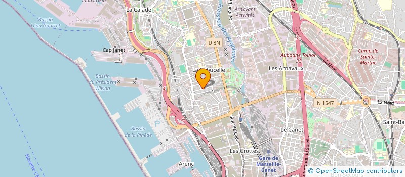 localisation de l'entreprise MADAME OULY MENDY à MARSEILLE
